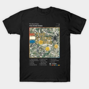 The Stone Roses - The Stone Roses Tracklist Album T-Shirt